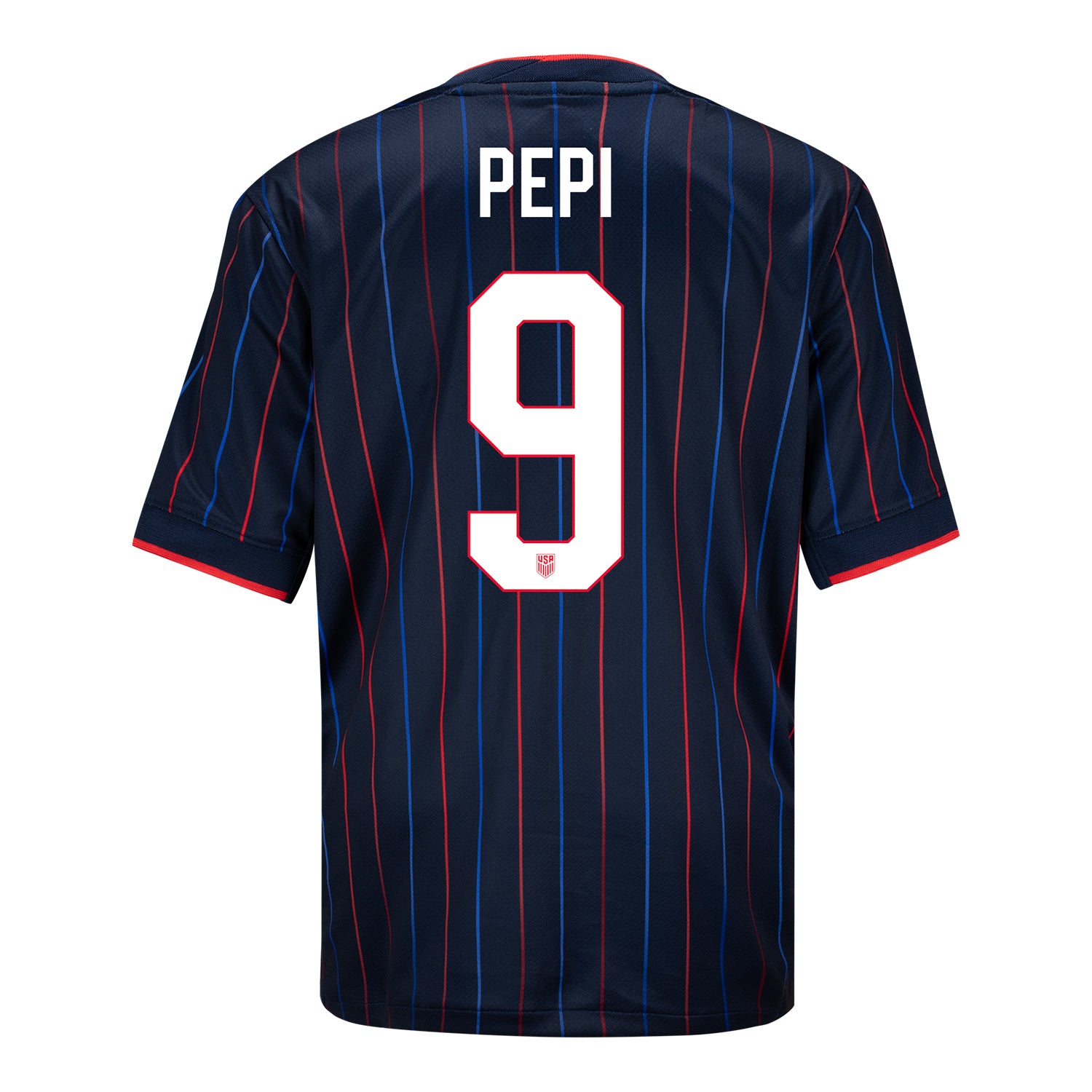 Youth Nike USMNT 2025 Personalized Heartbeat Away Stadium Jersey