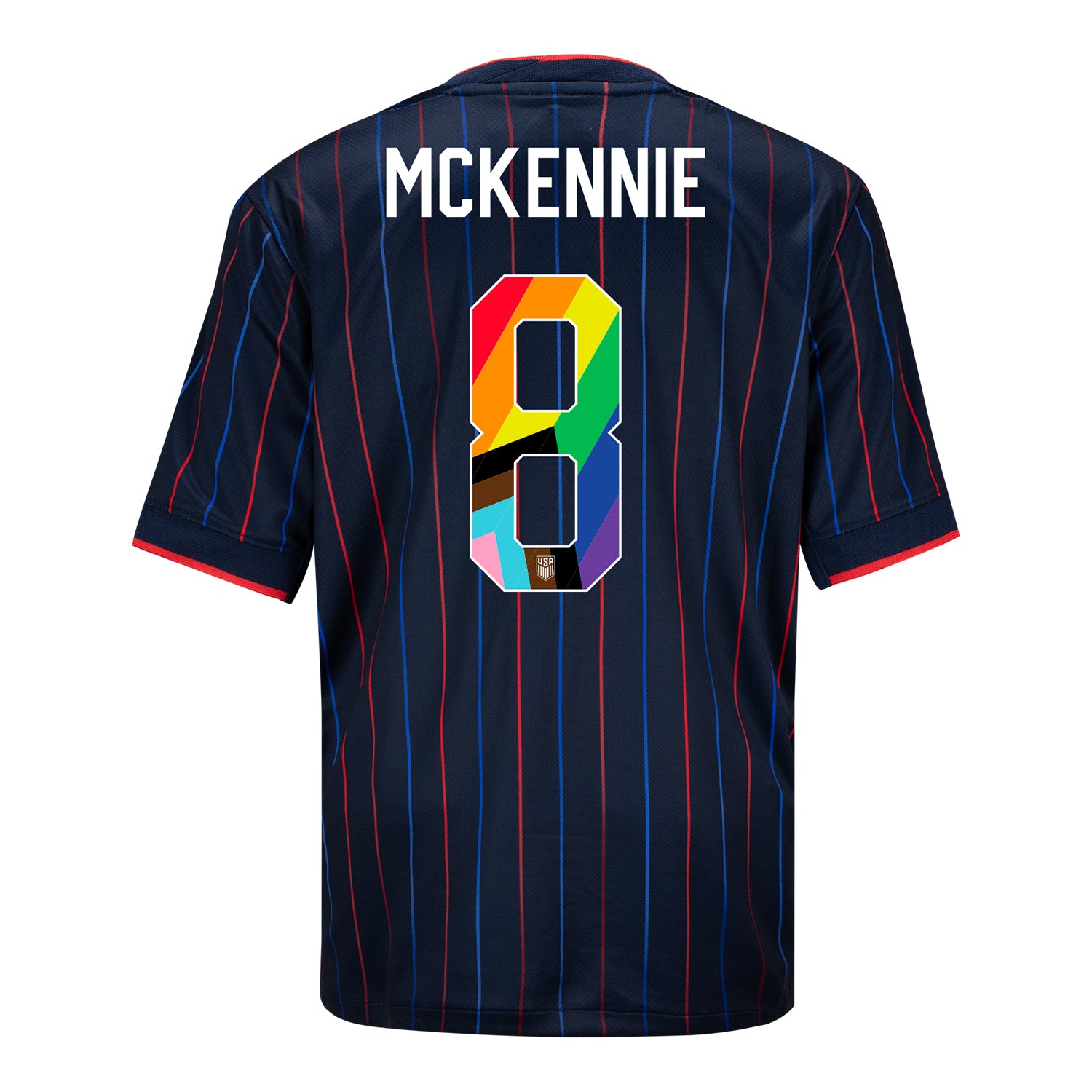 Youth Nike USMNT 2025 Pride Personalized Heartbeat Away Stadium Jersey