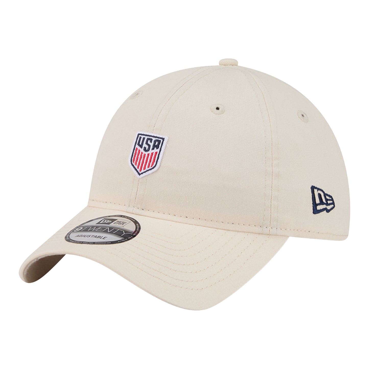 Adult New Era 9Twenty USMNT Micro Logo Natural Hat