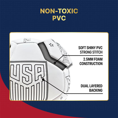 U.S. Soccer Coloring Soccer Ball - Size 2