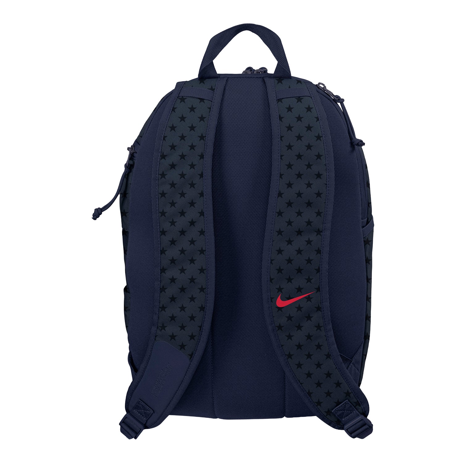 navy blue nike soccer backpack Club Team Swoosh A side pocket with hook Nike Academy Team Backpack (Royal)