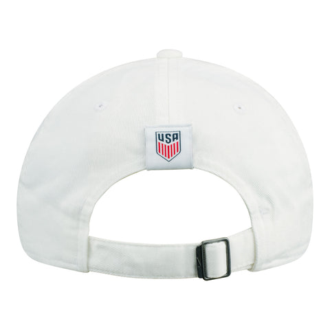 Women's Nike USA Campus White Hat - Back View