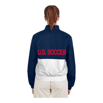 Women's New Era USMNT Full Zip Windbreaker - Back View
