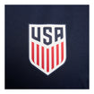 Women's Nike USA VW Strike Quarter Zip Drill Navy Top - Logo View