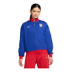 Women's Nike USMNT Academy Pro Anthem Royal Full-Zip Jacket - Front View