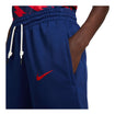 Women's Nike USA 2023 Travel Fleece Blue Pants - Side View