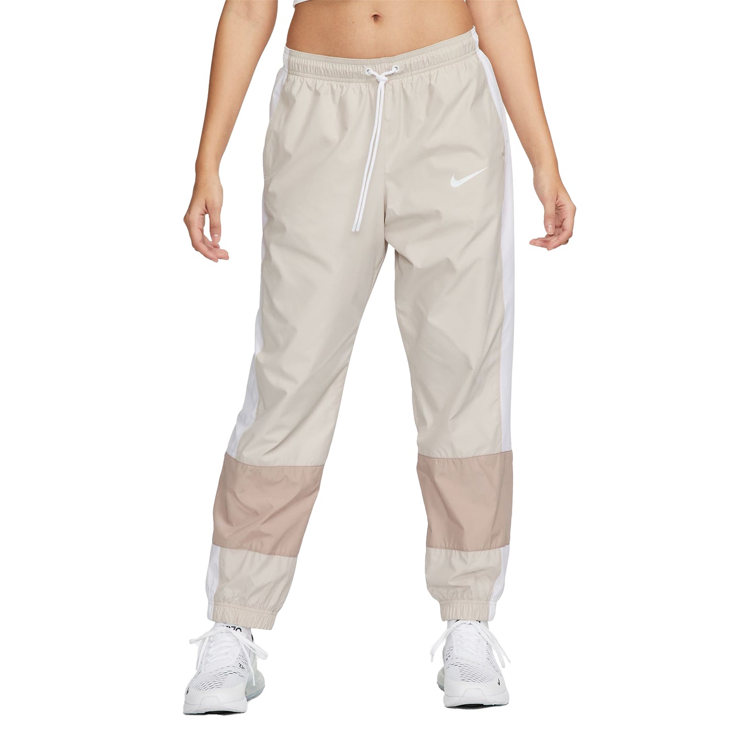 Women's Nike USA Trifecta Mid-Rise Stone Jogger - Front View