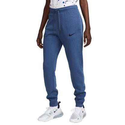 Women's Nike USMNT 2023 Travel Blue Pants - Front View