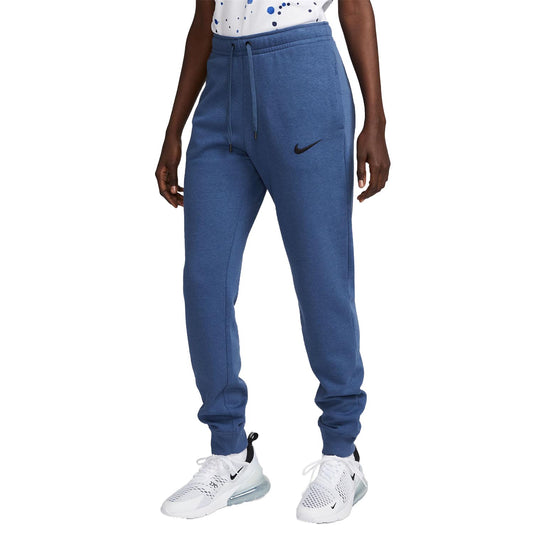 Women's Nike USMNT 2023 Travel Blue Pants - Front View