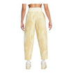 Women's Nike USA Pheonix Fleece Yellow Pants - Back View