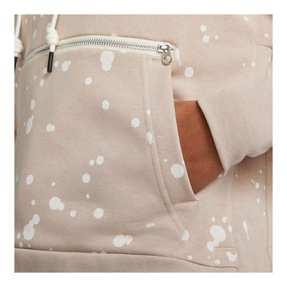 Women's Nike USA 2023 Terry Splatter Script Stone Hoodie - Bottom View