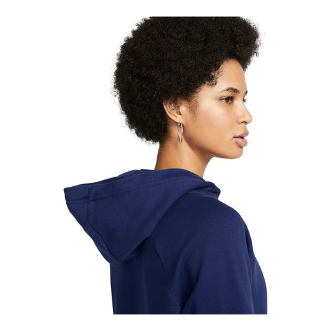 Women's Nike USA 2023 Casual Crest Navy Hoodie - Side View