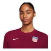 Women's Nike USA Red Club Crewneck - Collar View