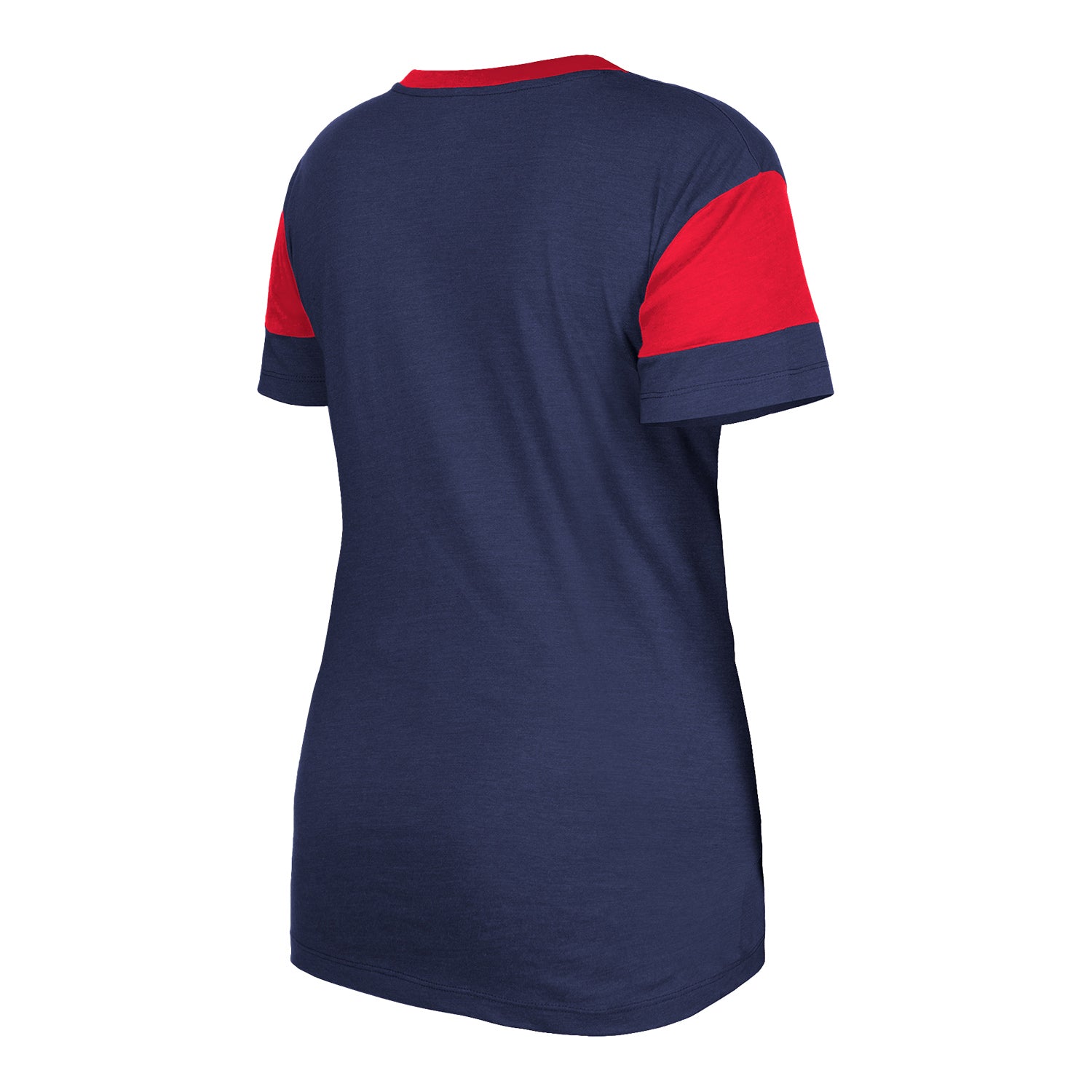 Women's New Era USMNT Navy Cropped Tee - Back View