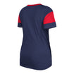 Women's New Era USMNT Navy Cropped Tee - Back View