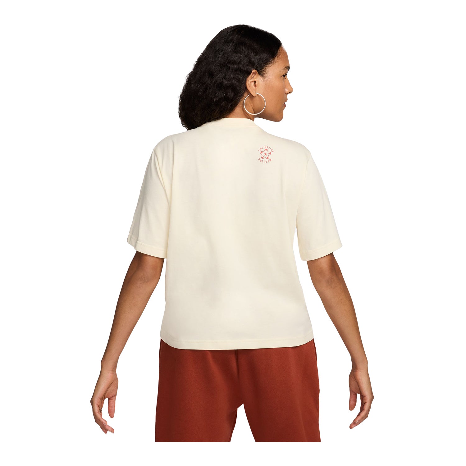 Women's Nike USA Star Tan Tee - Back View