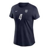 Women's Nike USMNT Tyler Adams Name & Number T-Shirt