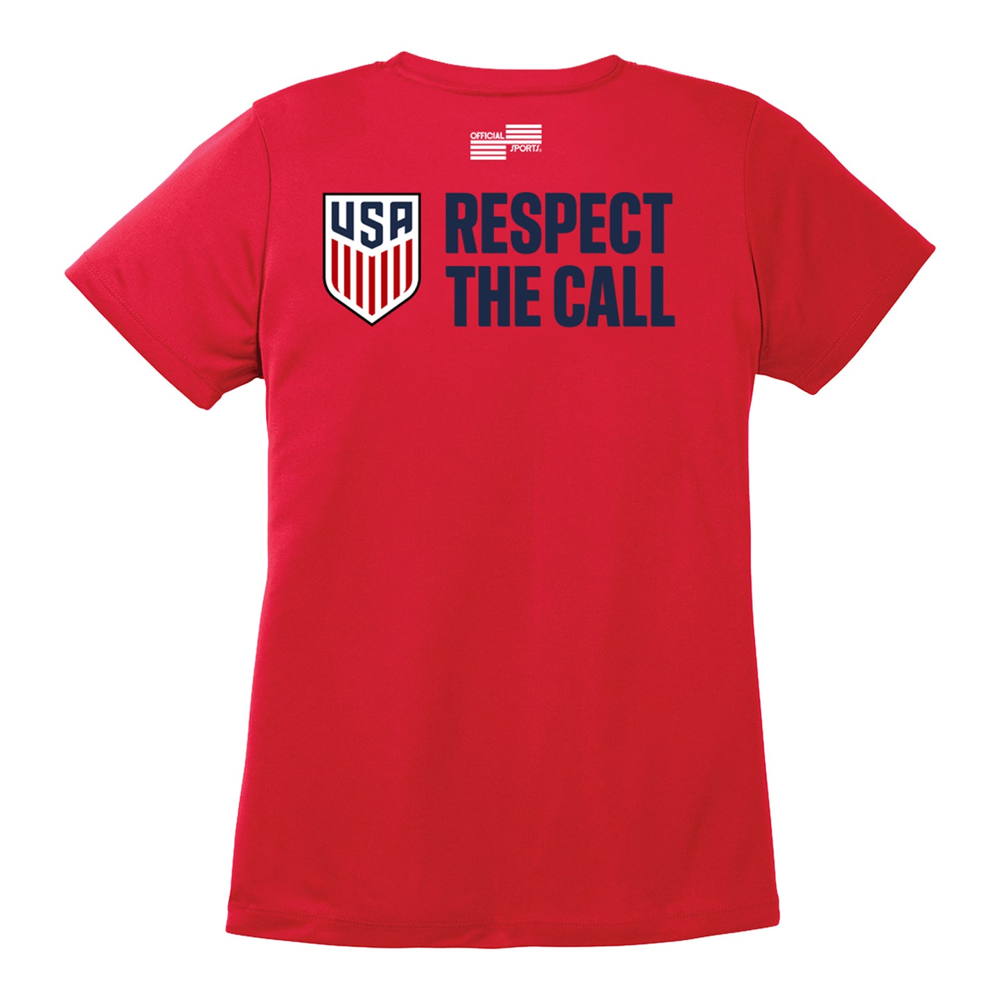 Women's U.S Soccer Respect The Call Red T-Shirt