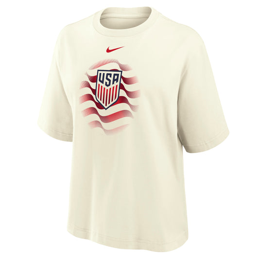 Women's Nike USA Crest Stripes T-Shirt