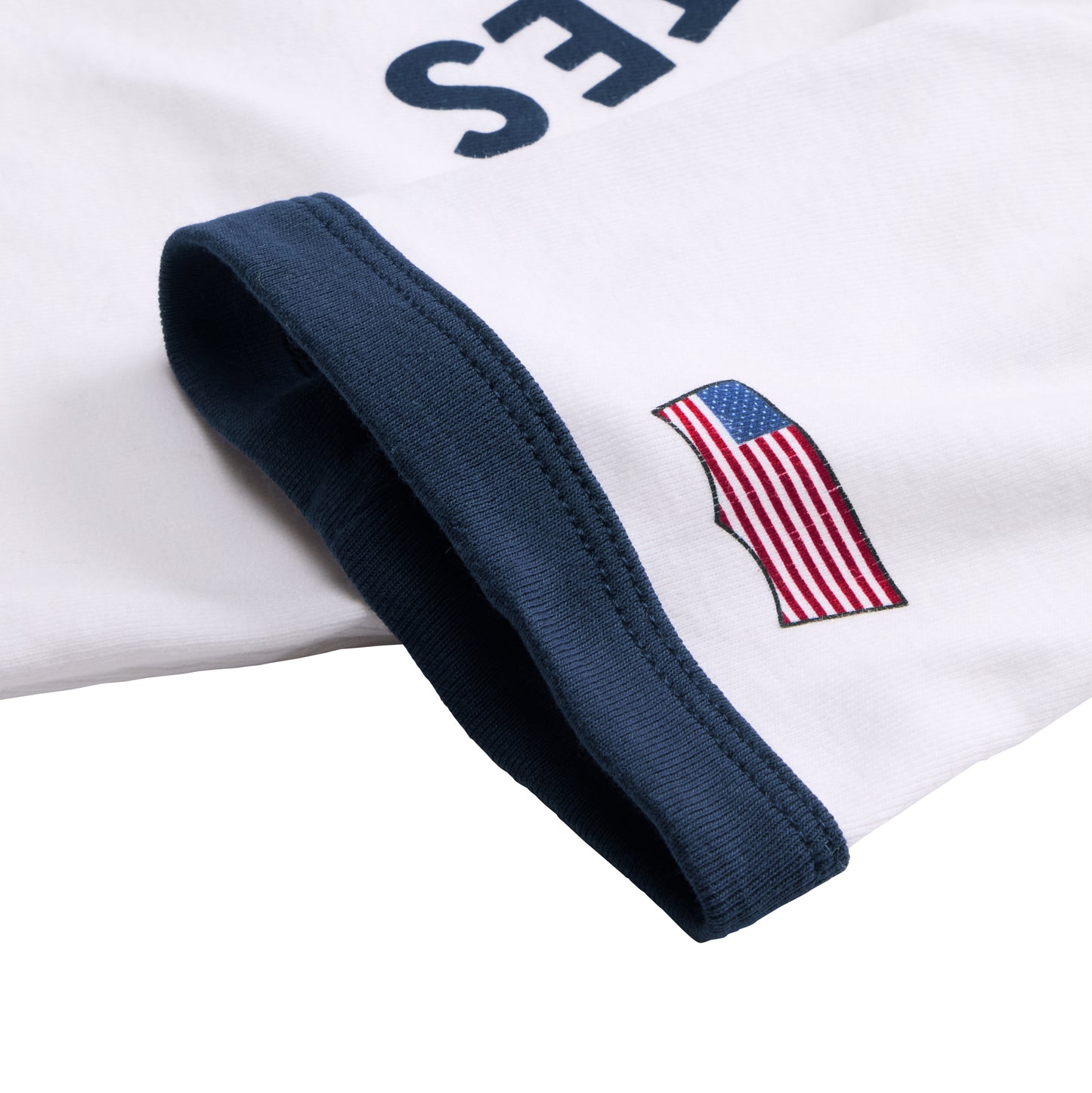 Women's Levi's United States White Ringer T-Shirt