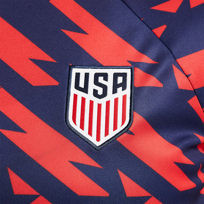 Women's Nike USMNT 2023 VW Pre-Match Red Top - Crest View
