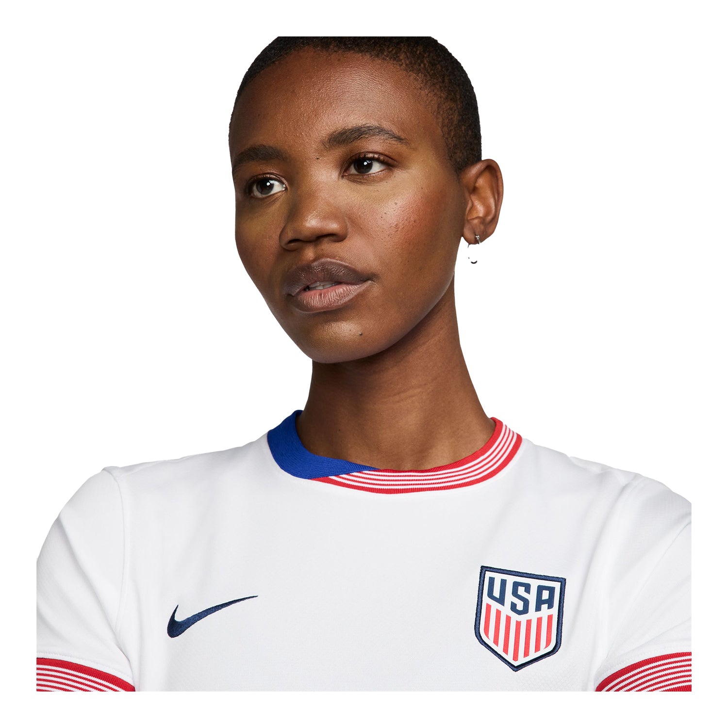 Women's Nike USMNT 2024 American Classic Home Stadium Jersey - Model View