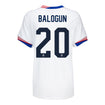 Women's Nike USMNT 2024 American Classic Home Balogun 20 Stadium Jersey - Back View