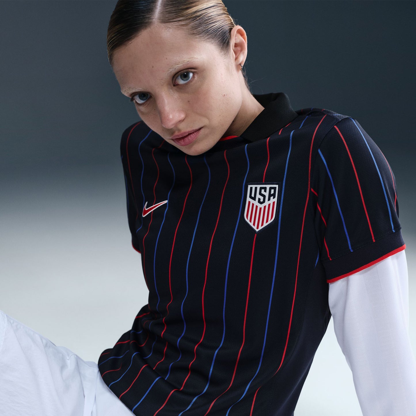 Women's Nike USMNT 2025 Heartbeat Away Stadium Jersey