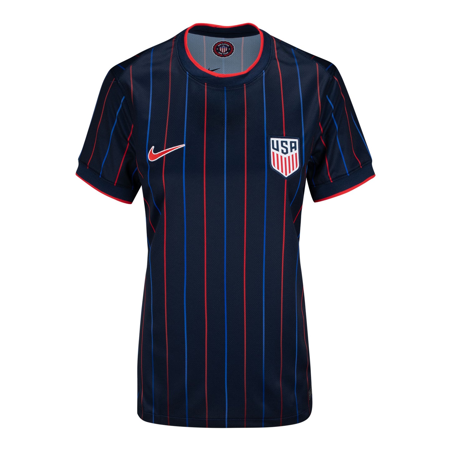 Women's Nike USMNT 2025 Personalized Heartbeat Away Stadium Jersey