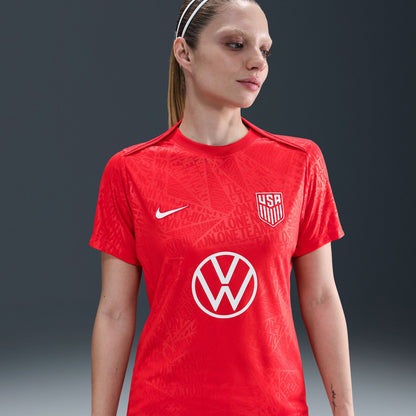 Women's Nike USA 2025 Pre-Match Top