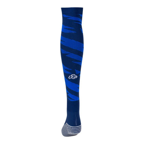 Nike USA Knee-High Strike Away Blue & White Soccer Socks - Official U.S ...