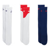 Nike USMNT 2023 Everyday Script 3 Pack Socks - Combined View