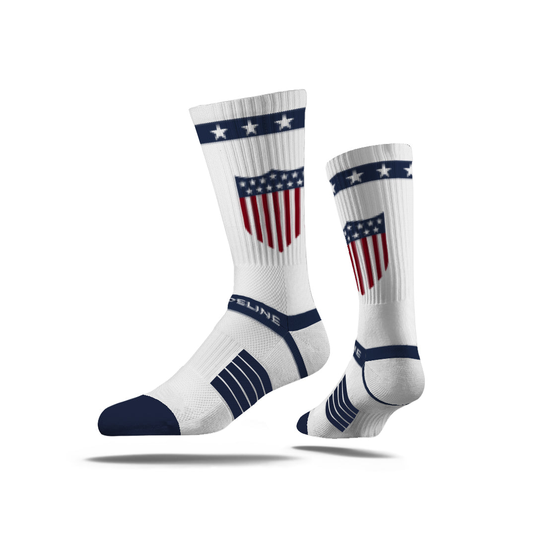 Strideline U.S Soccer Retro Crest Crew Sock
