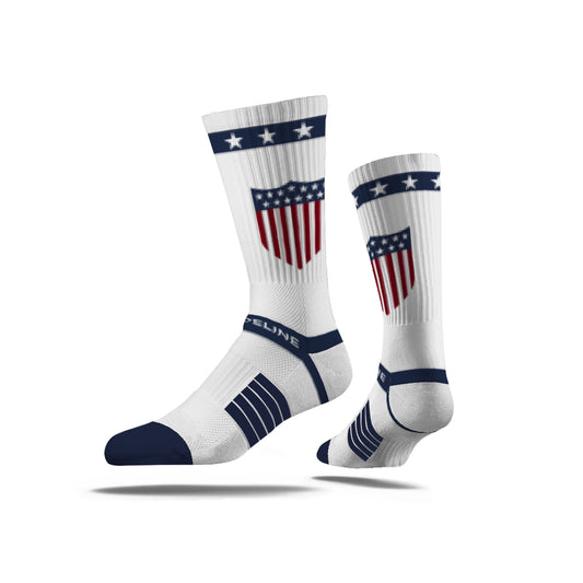 Strideline U.S Soccer Retro Crest Crew Sock