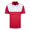 Men's Levelwear USMNT Horizon Red Polo - Front View