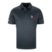Men's Levelwear USMNT System Grey Polo - Front View