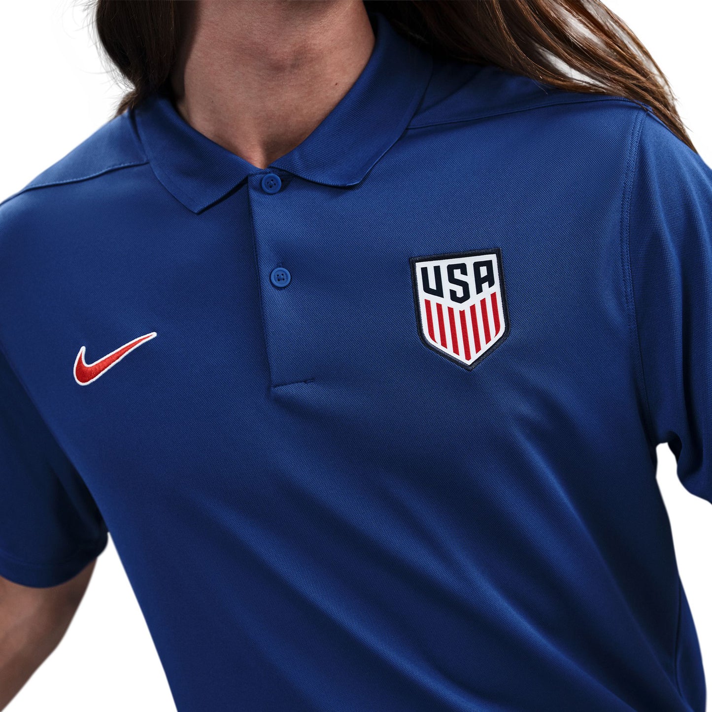 Men's Nike USA Victory Royal Polo