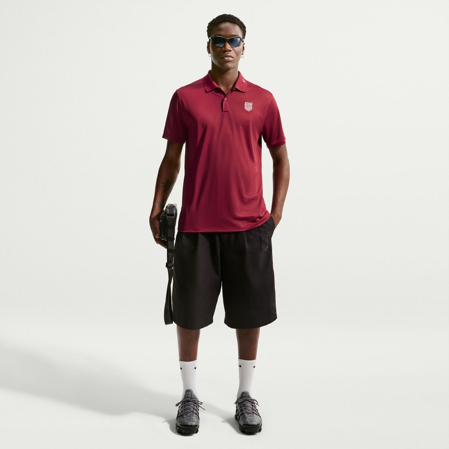 Men's Nike USMNT Victory Red Polo