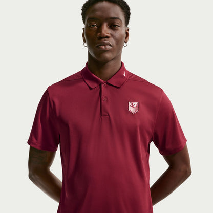 Men's Nike USMNT Victory Red Polo