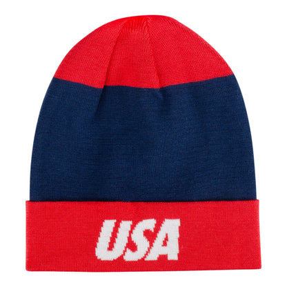 Unisex Nike USMNT Knit Navy & Red Hat