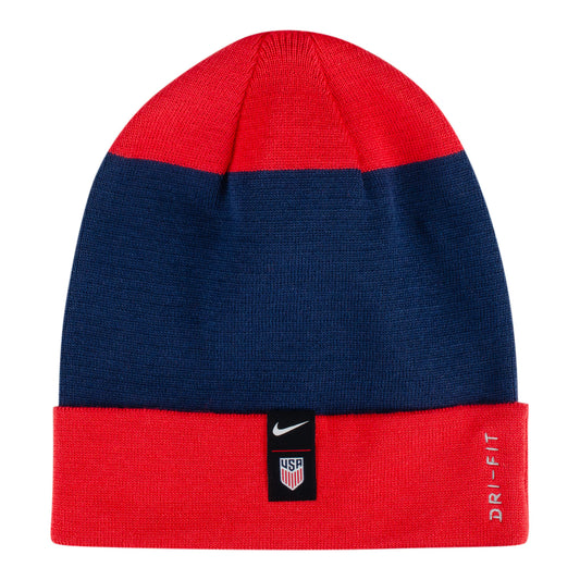 Unisex Nike USMNT Knit Navy & Red Hat