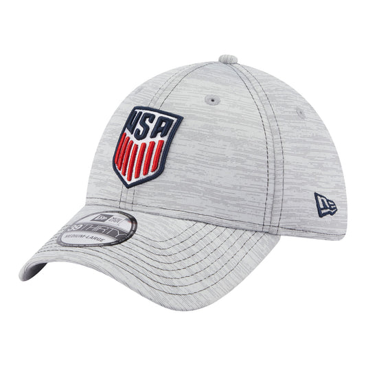 Men's New Era USMNT 39Thirty Speed Tech Hat - Side View
