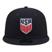 Adult New Era USMNT 9Fifty Navy Hat - Front View