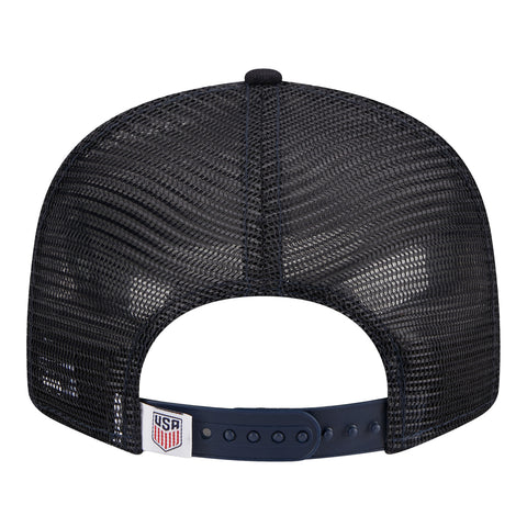 Adult New Era USMNT 9Fifty Navy Hat - Back View