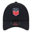 Adult New Era USMNT 9Forty Navy Hat - Front View
