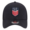 Adult New Era USMNT 39Thirty Navy Hat - Front View