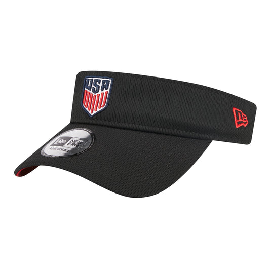 Adult New Era USMNT Black Visor - Side View
