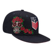 Men's USMNT New Era Day of the Dead Navy 9Fifty Snapback - Side View