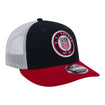 Adult New Era USMNT 9Fifty Throwback Navy Hat - Side View