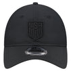 Adult New Era USMNT 9Twenty Monochrome Black Hat - Front View